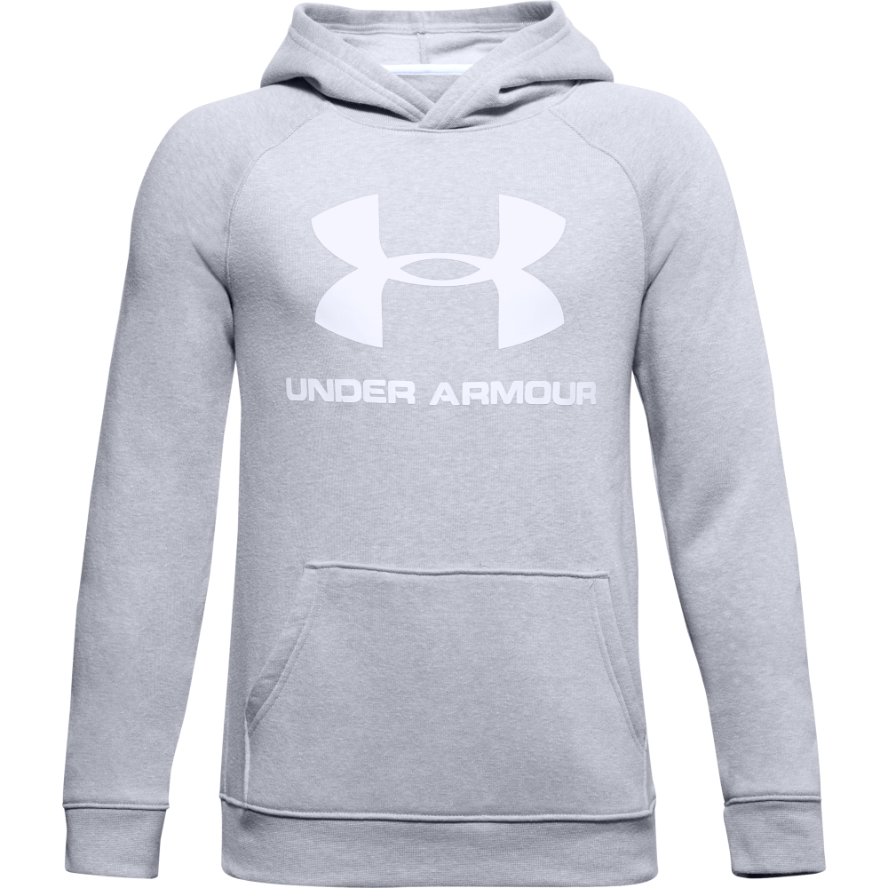 Mikina Under Armour  Rival Logo Hoodie-GRY
