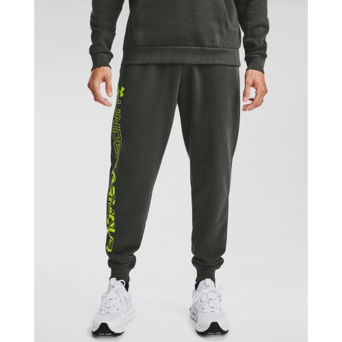 Tepláky Under Armour UA Rival Flc Graphic Joggers-GRN