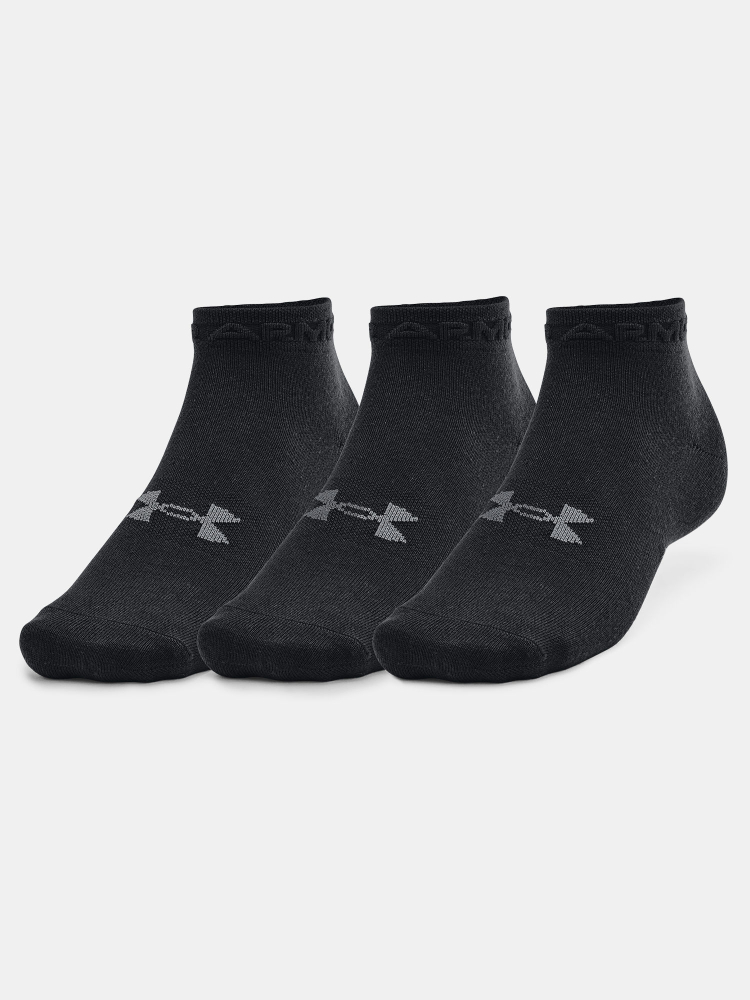 Ponožky Under Armour essential low cut 3x - blk