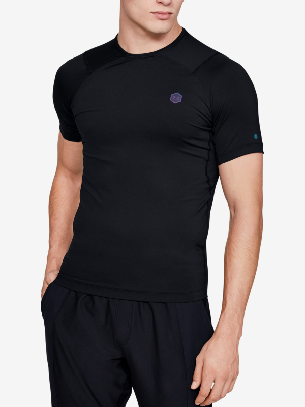 UA HG Rush Compression SS-BLK