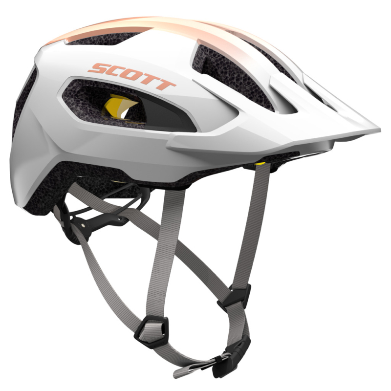 Prilba bike Scott Supra Plus pearlwhite/rose beige
