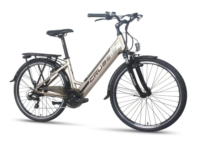 Crussis e-Country 1.12-S, mestsk elektrobicykel 28" (630 Wh/17,5Ah)