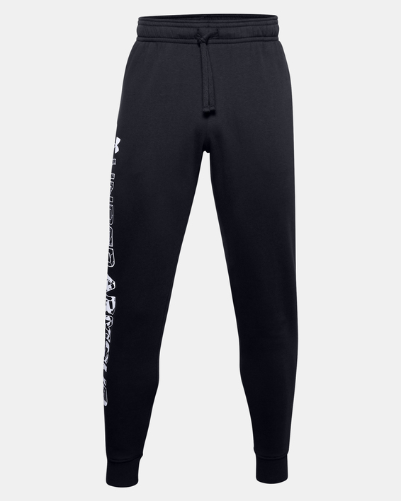 Teplky Under Armour UA Rival Flc Graphic Joggers-BLK