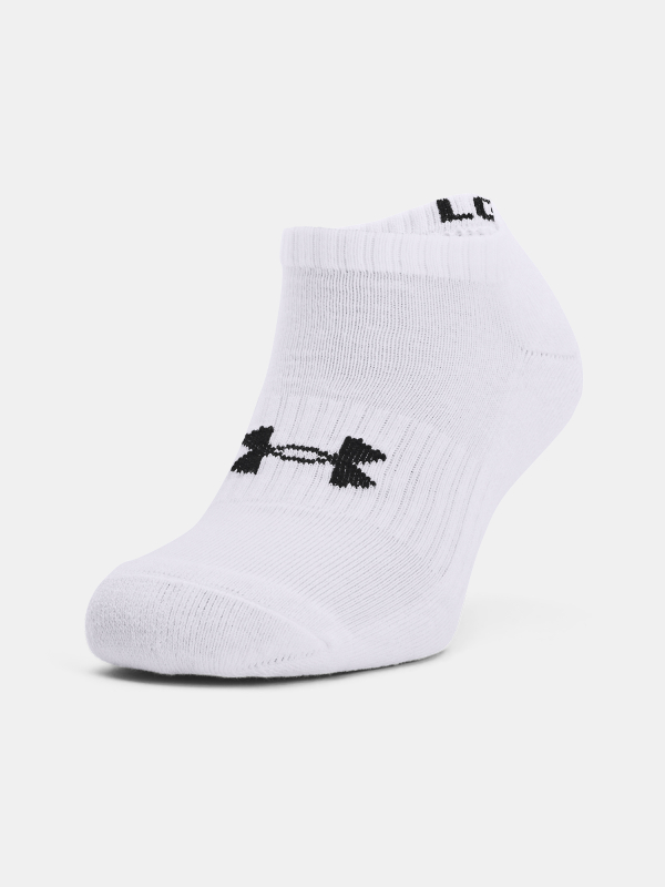 Ponoky Under Armour Core no show wh. 3 pck