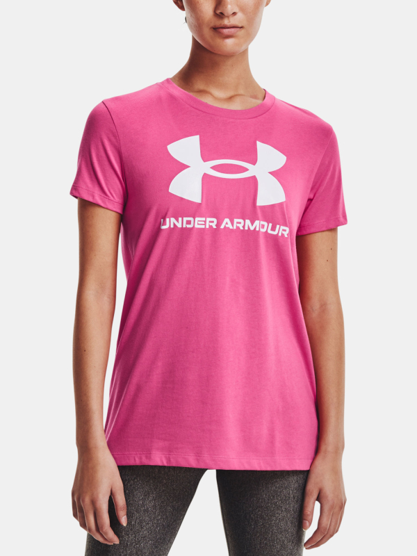 Triko Under Armour Live Sportstyle Graphic SSC-pnk