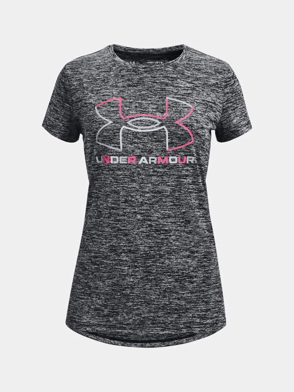 Detsk triko Under Armour Tech bl twist ss blk