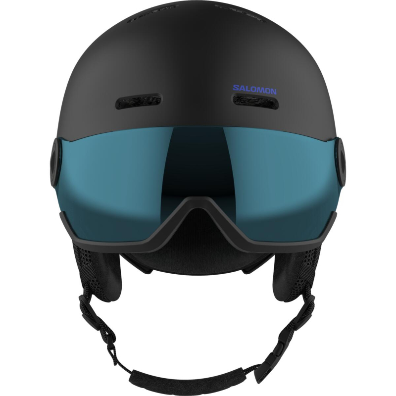 Prilba Salomon Orka Visor black/blue, kid