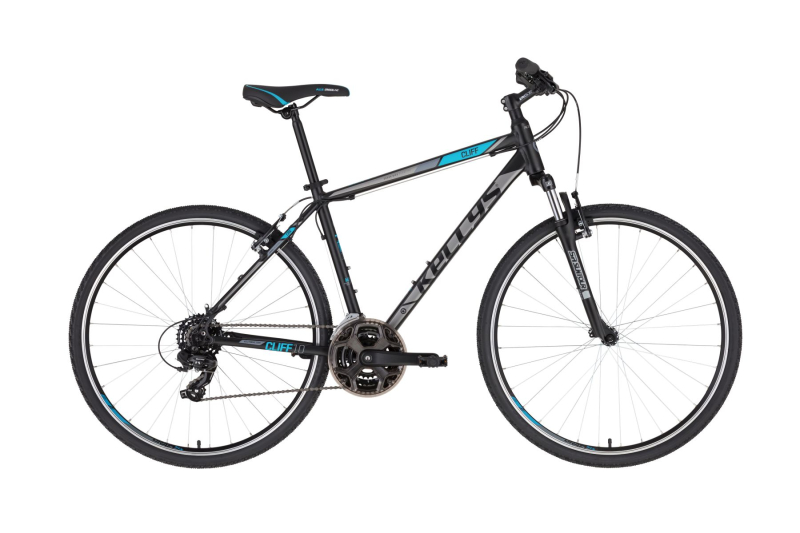 KELLYS 2021 Cliff 10 Black Blue 28"